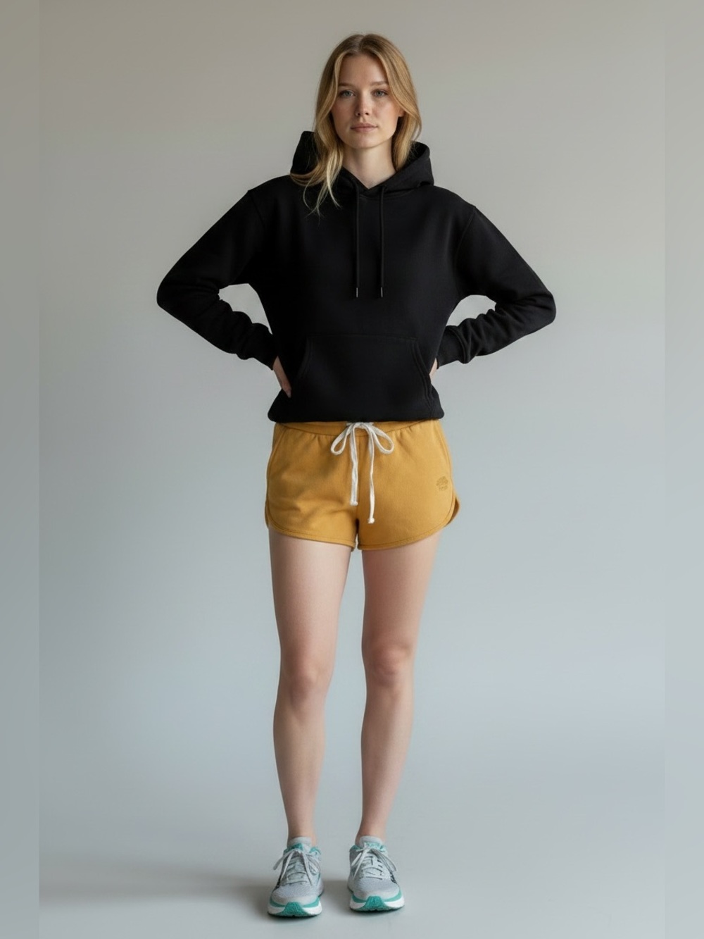 Roots Mustard Yellow Drawstring Women’s Shorts